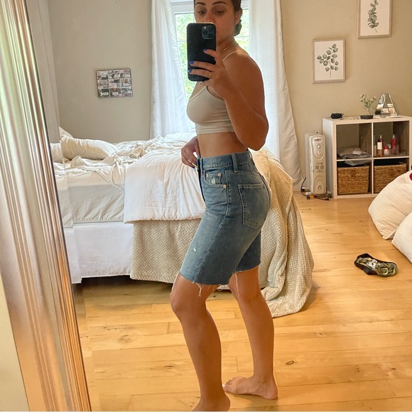 GAP | Bermuda Jean Blue Shorts - Picture 2 of 8